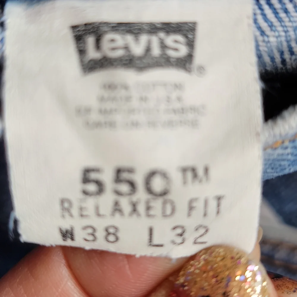 Men's 38x32 550 Levi Jeans - Picture 3 of 5